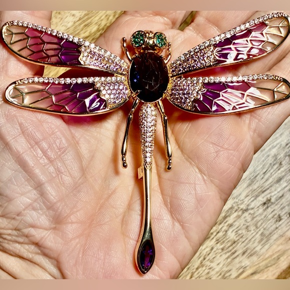 Piper K Statement Dragonfly Brooch-New - Picture 2 of 7